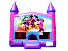 Mickey and Minnie Pink Purple Castle Mickey and Minnie Pink Purple Castle