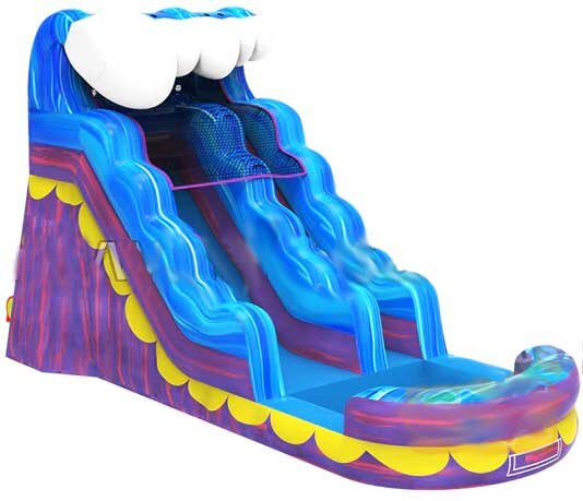 16ft Wave on Top Wet - Dry Slide 16ft Wave on Top Wet - Dry Slide