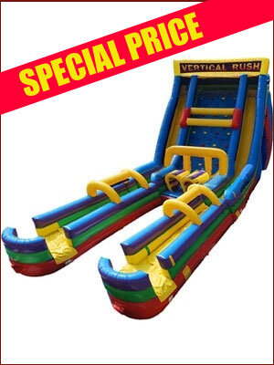 (D) Vertical Rush Dual Lane Slip n Slide (D) Vertical Rush Dual Lane Slip n Slide