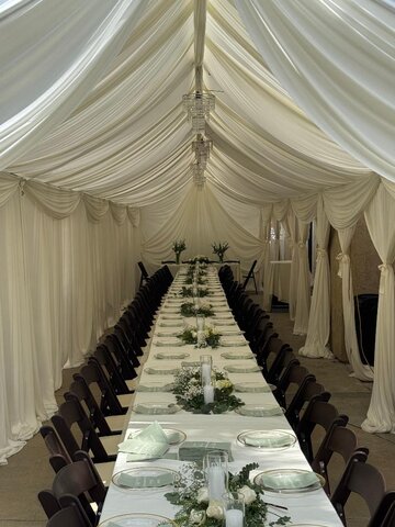 12X50 Tent with Drapery 12X50 Tent with Drapery