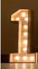 4ft Marquee Number 1 4ft Marquee Number 1