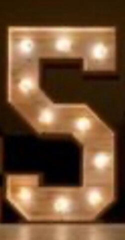 4ft Marquee Number 5 4ft Marquee Number 5