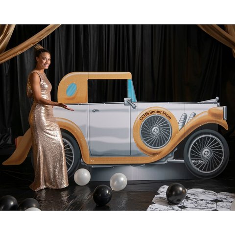 4ft x 9ft 1920’s car standee