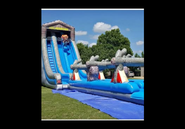 *NEW* LOG Flume Waterslide 27’ HIGH *NEW* LOG Flume Waterslide 27’ HIGH