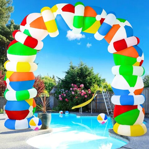 Balloon entrance display 9’ Balloon entrance display 9’