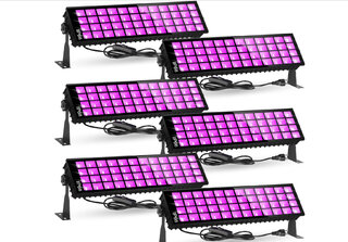 Black Light Bars 6 Pack 120W