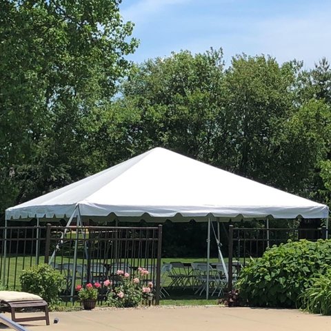 20 x 20 Frame Tent Seats 32-40 20 x 20 Frame Tent Seats 32-40