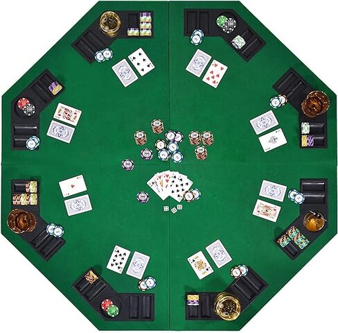 8 Player Foldable Poker Table Top 8 Player Foldable Poker Table Top