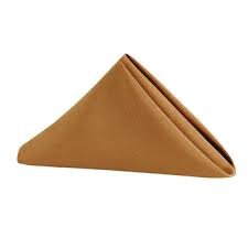 Poly Napkin Color Antique Gold Poly Napkin Color Antique Gold