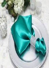 Satin Napkin Dark Turquoise