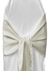 Chair Sashe Satin Color Ivory