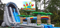 27ft Roaring Rapids Waterslide with Slip and Slide 27ft Roaring Rapids Waterslide with Slip and Slide