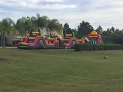 120' long 3pc tropical falls obstacle course 120' long 3pc tropical falls obstacle course