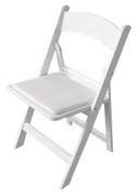 White Resin Folding Chair White Resin Folding Chair