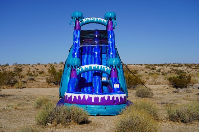 22ft Electric Blue Slide