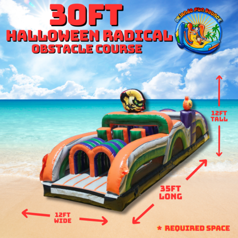 Halloween 30ft Radical Obstacle Course Halloween 30ft Radical Obstacle Course