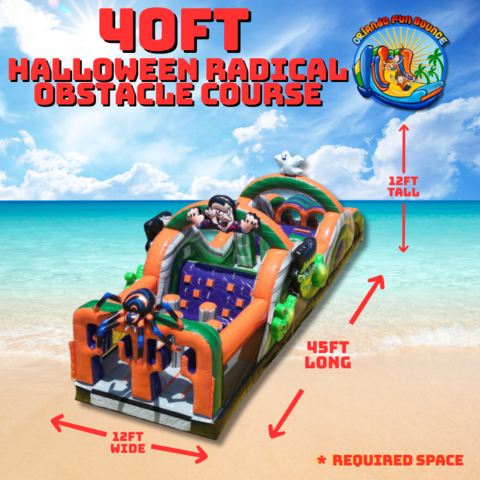 Halloween 40ft Radical Obstacle Course Halloween 40ft Radical Obstacle Course