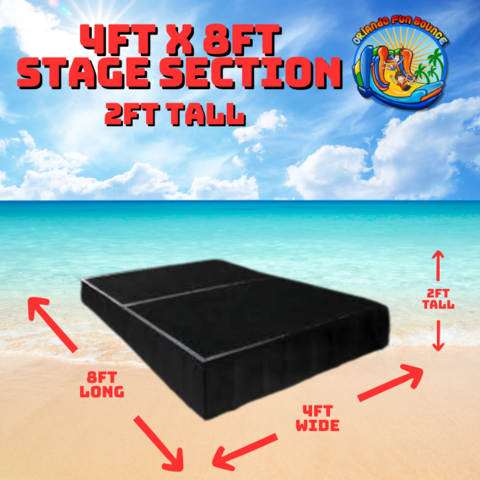 4ft x 8ft Stage Section 2ft Tall 4ft x 8ft Stage Section 2ft Tall