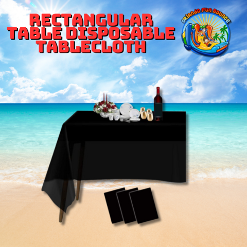 Rectangular Table Disposable Tablecloth Rectangular Table Disposable Tablecloth