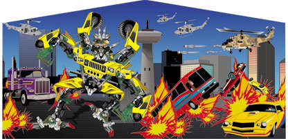 Robo Car Transformers Banner ADD-ON Robo Car Transformers Banner ADD-ON