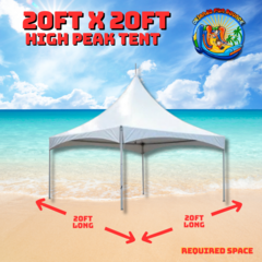 20ft x 20ft High Peak Tent