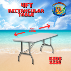 4ft Rectangular Table (Kids Height)
