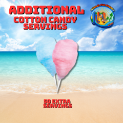 Cotton Candy Additional Servings (50)