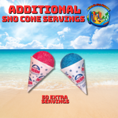 Sno Cone Additional Servings (50)