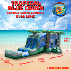 Tropical Blue Crush Dual Lane Combo
