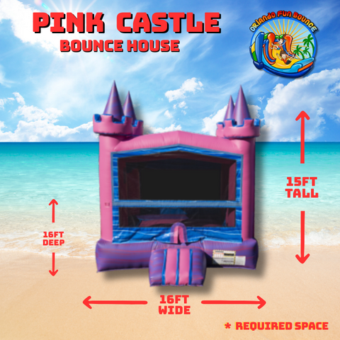 Pink Castle Bounce House Pink Castle Bounce House