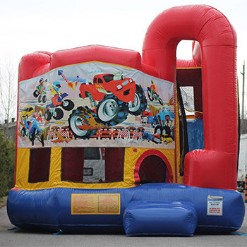 Monster Truck Bounce House with Slide Package Monster Truck Bounce House with Slide Package