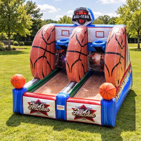 Mega Dual Lane Basketball Challenge Mega Dual Lane Basketball Challenge