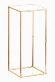 Gold Geometric Centerpieces Gold Geometric Centerpieces