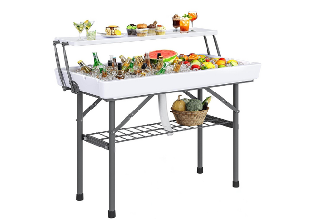 4 ft Fill-N-Chill Table - White 4 ft Fill-N-Chill Table - White