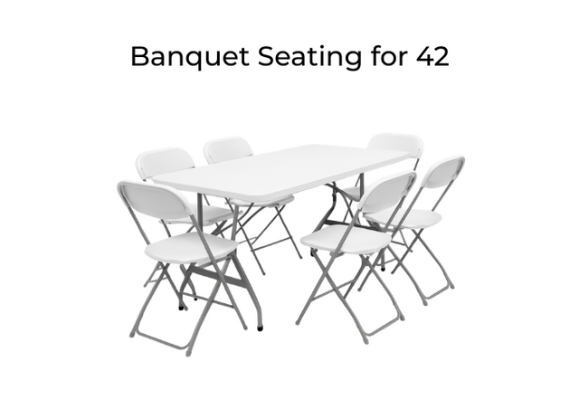Banquet Seating for 42 Banquet Seating for 42