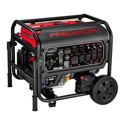 Generator - 4 Outlet / 6 HP max - Red 13,000 Generator - 4 Outlet / 6 HP max - Red 13,000