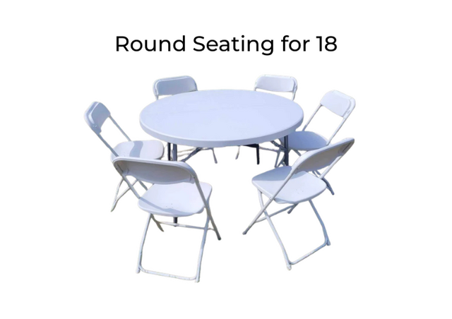 Round Seating for 16 Round Seating for 16