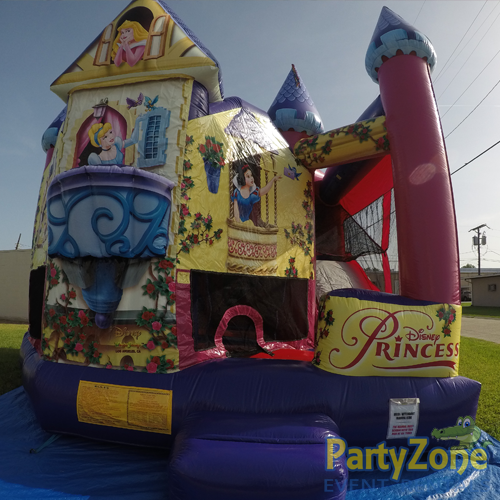 Disney Princess 5n1 Combo Bounce House Rental Front View