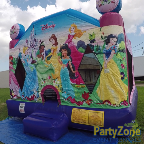 Disney Princess Bounce House Front Right View