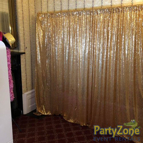 Photo-Booth-Gold-Backdrop-Diamond-Package-PartyZone-Event-Rentals