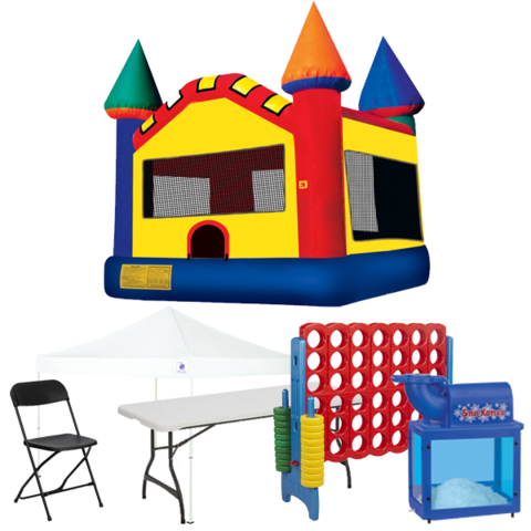 Bounce House Backyard Premium Party Package