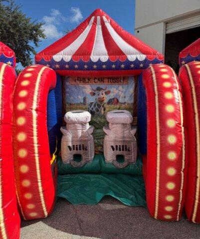 Magic Carnival Games Milk Can Toss Magic Carnival Games Milk Can Toss