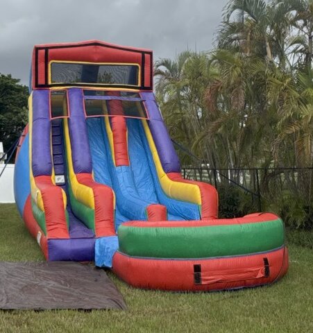 20' Tall - Custom Themed Water Slide dual lane 20' Tall - Custom Themed Water Slide dual lane