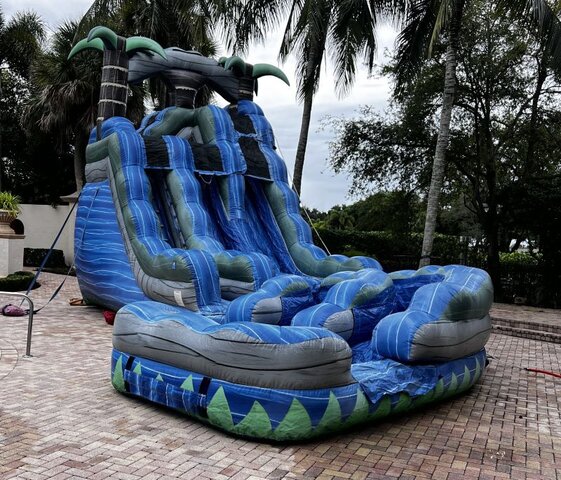 22' Tall - Double Barrel Twist Water Slide dual lane 22' Tall - Double Barrel Twist Water Slide dual lane