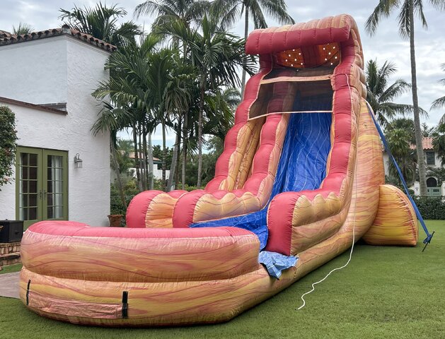 25' Tall - Firestorm Water Slide single lane 25' Tall - Firestorm Water Slide single lane