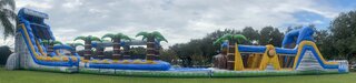 Luau Lagoon Obstacle- 2 Waterslides- WET ONLY