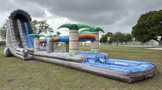 30' Tall - MudSlide Water Slide dual lane