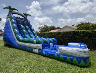 25' TALL Blue Falls Water Slide Dual lane