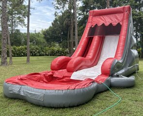 18' Tall - Volcano Water Slide single lane w/Pool
