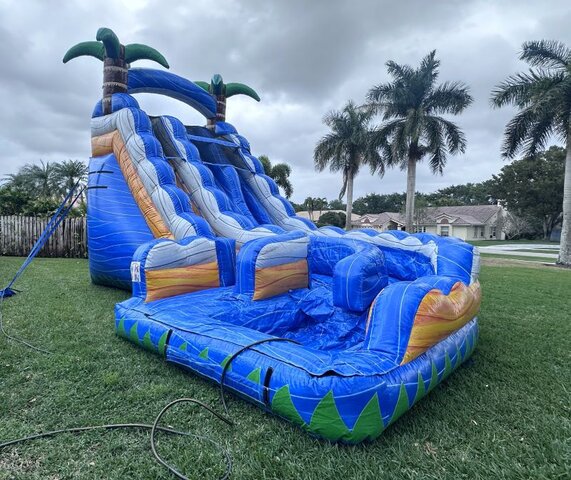 20' Tall Tropical Monster Wave Double Lane 20' Tall Tropical Monster Wave Double Lane